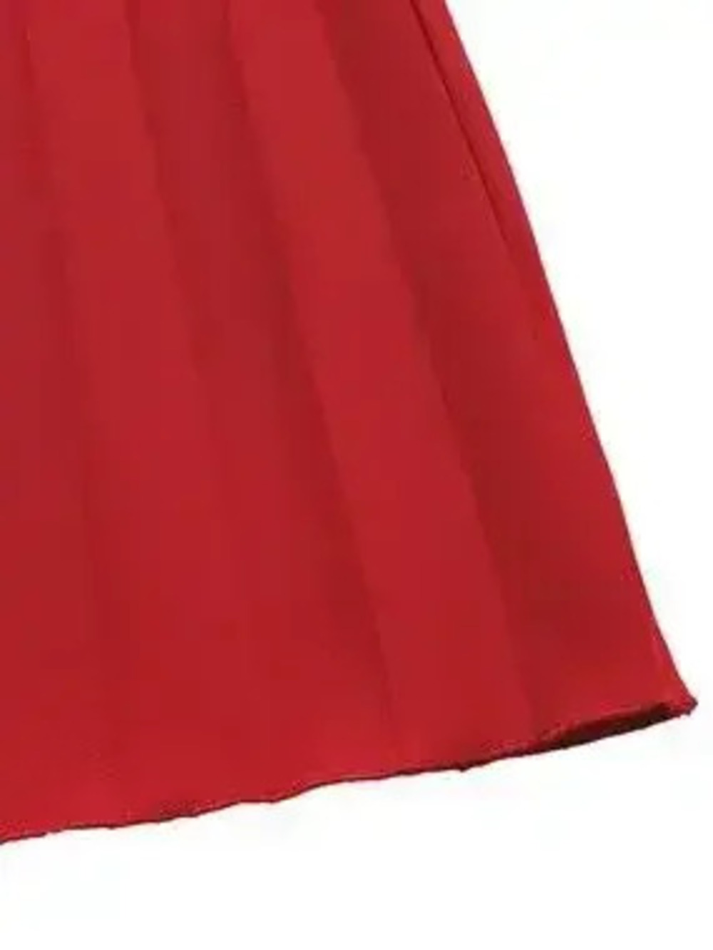Off-Shoulder Ruffle Pleated Midi Dress - Picture 7 of 10